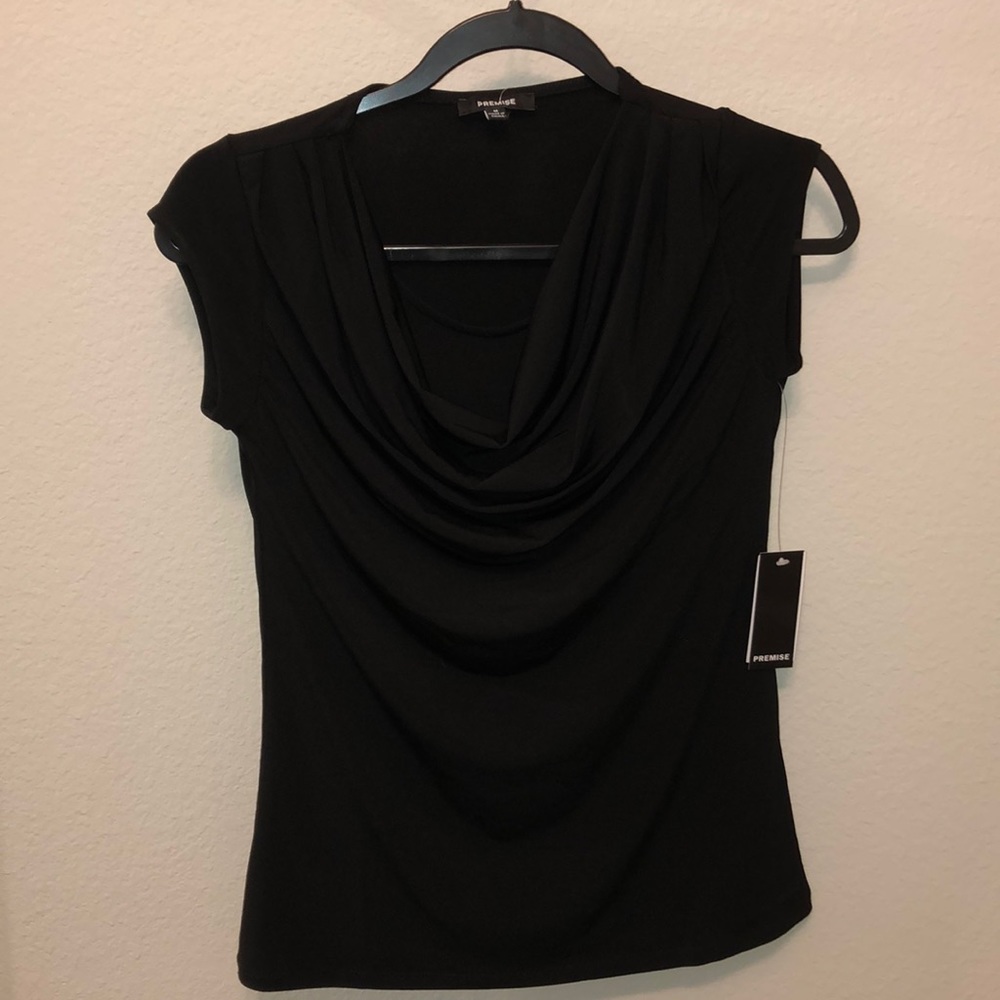 NWT Black Premise Blouse